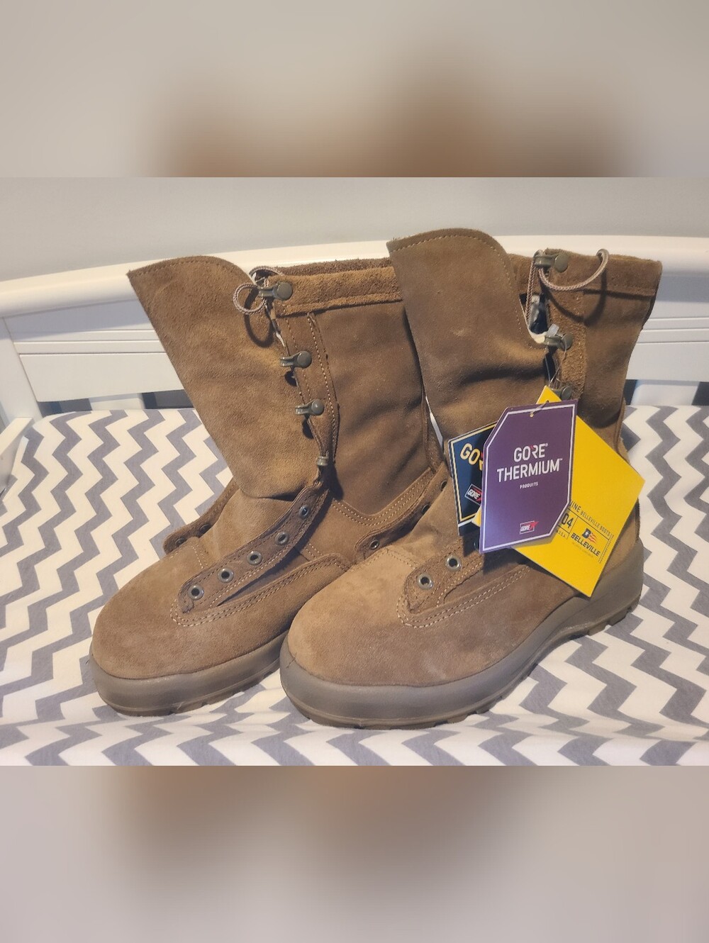 NWT Belleville XCW C755  Army Combat Boots extreme, Coyote Brown, size: 7 W Wide